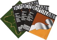 Violin 4/4 String Set (E: 24K Gold Bra Cut A.D.G Dominant) (1 E Wire 0.26 Ball End)