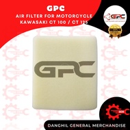GPC AIR FILTER FOR MOTORCYCLE Kawasaki CT 100 / CT 125