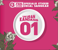 (Bisa COD) Sticker Decal Sangkar Murai Motif Gates of Olympus Hologram UV - MR-HUV