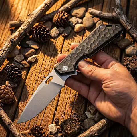 Strider Knife D2 Steel Folding Knife G10 Handle Outdoor EDC Tool Pocket Knife Utilitie Multifunction