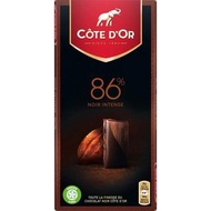 [定期返貨] 比利時 #1 BELGIUM CÔTE D'OR CHOCOLATE - 86%黑朱古力 100g 86% Extra Dark Chocolate Tablet