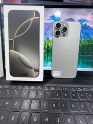 （新淨二手）iphone 16 pro max 256gb 原色 港版行貨雙卡