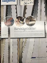 Supra Band Saw Blade Pack of 5 Meat Saw Blade Bone Saw Blade Butcher Supplies, 2490 x 16 x 0.5 mm