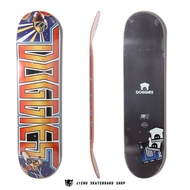 DOGGIES Professional Double Kick Skateboard Black Tech Maple Material Free Sand Basic Skateboard Sho