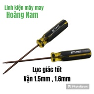 Good quality hexagon screwdriver with 1.5mm and 1.6mm screws