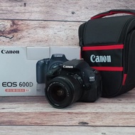 Kamera Canon 600d lengkap box