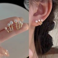 Women Paw Shape Pearl Retro Earrings Ear Studs Fashion Accessory