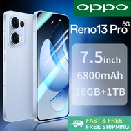 【ของแท้100%】2025 ใหม่ของแท้ OPP0 Reno13 Pro 5G 7.5 นิ้ว โทรศัพท์มือถื รองรับ2ซิม Smartphone 4G/5G แร
