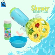 Mainan Shower Bubble Gun B156 Mainan Gelembung Sabun Bubble Guns 3 Mata Tembak Gelembung Mainan Busa