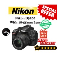 Nikon D3200 With 18-55mm Lens (Used) Good Condition Got Wifi