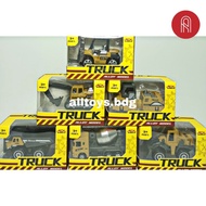 Semi Diecast Construction truck Alloy Model 1:64 truck dozer/truck setum/truck beko/Dumptruk/truck m