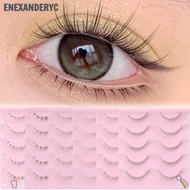 ENEXANDERYC Lower Eyelashes, Soft Natural Under Eye Lashes, Handmade Korean Makeup Manga Bottom  Ban