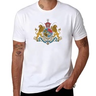 [Tersedia] Baju-T lelaki dengan corak senjata Iran (Corak Pahlavi), gaya kasual dan sporty. Padankan