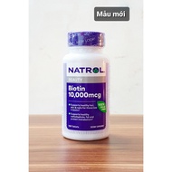 Date 6/26 - Natrol Biotin Pills 10000 Mcg box of 100 American Pills - Biotin 10,000 mcg