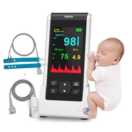 Handheld Pulse Oximeter for Adult/Baby/Infant Heart Rate Monitor Overnight Monitoring Bluetooth