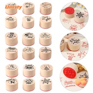 UMISTY 6pcs/set Blessing Greeting Words Stationery Fashion Thank You Happy Birthday Painting Drawing