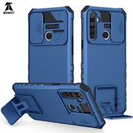 For Realme 5 5S 5i 6i 7i C3 C17 Case With Slide Camera Cover Kickstand Shockproof Protective Ultra S