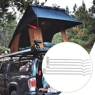 [JISADER] Awning Rods Iron Window Frame Poles Screw Tent Pegs Outdoor Awning Support for Roof Tent C