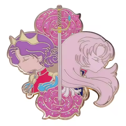 Revolutionary Girl Utena Enamel Pin Prince Anime Girls Brooch Badge Clothes Hat Backpack Decoration 