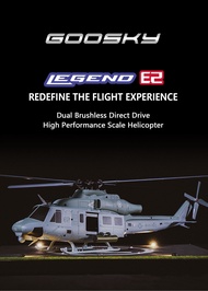 GOOSKY E2 1:35 E2 Rescue Edition GPS / 3D-6G  RTF/BNF Mode 2 (Left Hand Throttle) + Carrying Case (ร