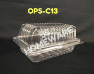Kuih Container OPS-C13 / Disposable Plastic Clear Bakery Container (50pcs+-) / OP C13 / OPSC13