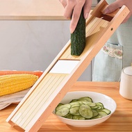 Potato Slicer Vegetable Cutter Chopper Mandoline Carrot Cucumber Slicer Machine Chips Grater Wooden