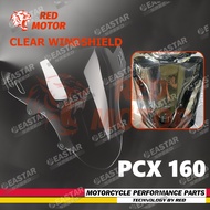 Lower Design WINDSHIELD clear visor FOR PCX 160