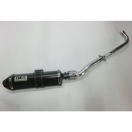 (CLEARANCE STOCK) EXHAUST PIPE RACING WAVE110 BLACK (DBS)