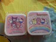 全新 日本一番賞 kanahei ‘s small animals x Sanrio Characters 卡娜赫拉 XO 布甸狗 hello Kitty my melody 袋 膠盒 食物盒 收納盒