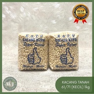 KACANG TANAH KUPAS MENTAH UKURAN KECIL 61/71 1 KG
