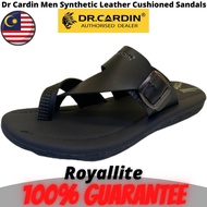 Dr Cardin Men Synthetic Leather Cushioned Slip-On Casual Sandals Shoe (D-GHN-7961) Black & Tan