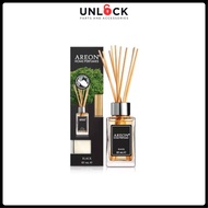 AREON Home Perfume【 BLACK 】Lux 85ml Reed Diffuser Aromatherapy Fragrance for House & Office Pewangi 
