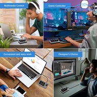 6ปุ่ม1ปุ่มปุ่มสำหรับเล่นเกม Photoshop ปุ่มกดสำหรับเล่นเกมรองรับบลูทูธ/มีสาย RGB Copy Paste ปุ่ม Mini