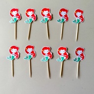 Cupcake TOPPER ARIEL / TOPPER CUPCAKE ARIEL / ARIEL CAKE TOPPER / ARIEL CAKE DECORATION