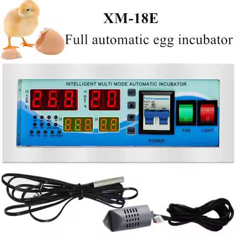 XM-18E Full Automatic Egg Incubator Controller Egg Hatcher Controller Multifunction Controller Tempe