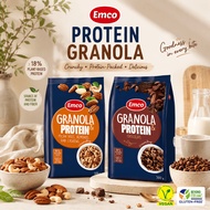 EMCO Protein Granola 500g | Chocolate / Pecan | High Protein | Healthy Breakfast & Snack