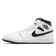 Jordan Men's 1 Mid White/Black-White-Black (DQ8426 132)