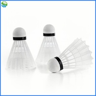 5ชิ้นลูกแบดมินตันพลาสติกที่มีน้ําหนักเบาแบดมินตันลูกขนไก่อุปกรณ์กลางแจ้ง Sport ออกกำลังกาย กีฬา ไม้ 