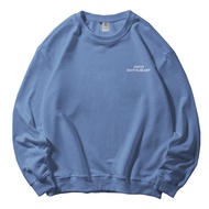 OOTDSUPPLY Crewneck Enthusiast Steel Blue | Men's Sweater Wanita CN002