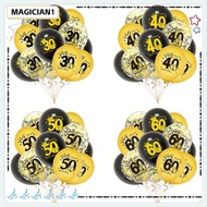 MAGICIAN 12PCS Birthday Balloon, Latex 18th 30th 40th 50th 60th 30th BIrthday Balloons, Cute Party P