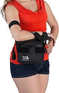 Arm Sling - EZ Sling by Doctor in the House, No Neck Strap Shoulder Abduction &amp; Immobilizer, Fractures, Stroke, Rotator Cuff/Shoulder Injury, Surgery, Comfortable-Easy Men/Women Right/Left