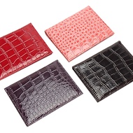 1PC Classic Crocodile Pattern Card Holder Men Women Genuine Leather Leather Credit Card Case ID Card
