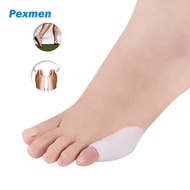 Pexmen เครื่องมือดูแลเท้าป้องกันตาปลาแบบเจลที่รองปุ่มหัวแม่เท้านิ้วเท้าและนิ้วก้อย Relief ปลอกป้องกั