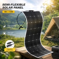 SolaBright Solar Panel Monocrystalline Semi-Flexible 18V 110W - SN25
