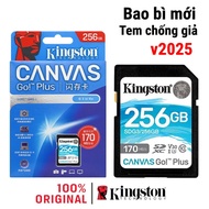 Kingston Canvas Go! Plus SD Card 170MB/s 64GB 128GB 256GB SD card memory card for camera camera U3 V