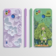 For Tecno POP 4 Lte POP4 Air Case Fashion Cartoon Printing Silicone Shockproof Back Cover for Tecno 