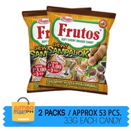 FRUTOS CHEWY SAMPALOK CANDY APPROX. 53 PCS / SET OF 2