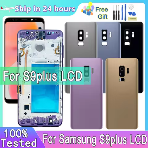 TFT New S9 Plus LCD for Samsung S9 Plus LCD Display Touch Screen Digitizer with Frame For Samsung S9