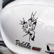 裂縫怪物 骷髏 反光貼紙 機車貼紙 汽車貼紙 3M貼紙 防水耐曬