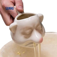 Bogey Man Egg Separator, -Nose, Ceramic Egg Yolk Separator,  Gadgets for Bakery, Camping, Household 